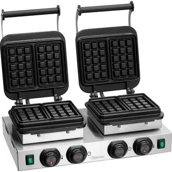 Vaflovač Vaflovač dvoudílný s litinovým povrchem , 600x460x245 mm | BARTSCHER, 370196