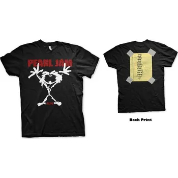 Pánské tričko Pearl Jam : Stickman, černé tričko / unisex