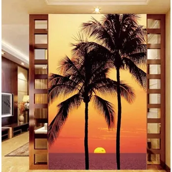 Fototapeta Solution Media 3D tapety - Západ slunce a palmy MU4507 6 - Samolepící tapeta - 380-450g/m2