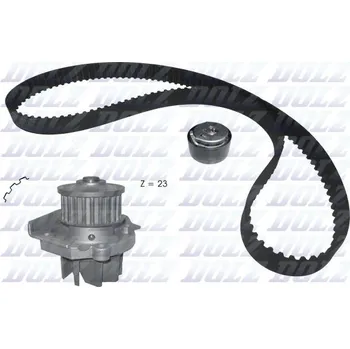 Vodní pumpa + sada ozubeného rozvodového řemene DOLZ KD161