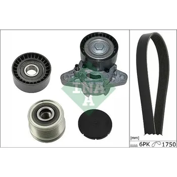 Sada žebrovaných klínových řemenů Schaeffler INA 529 0164 20