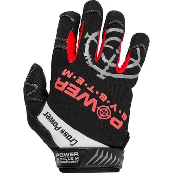 Fitness rukavice Power System Cross power rukavice 2860 - velikost M černé black