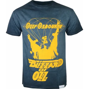 Pánské tričko Tričko metal pánské Ozzy Osbourne - Dark Idol Oil Wash - DIAMOND - B21DMPO202 NVY - M