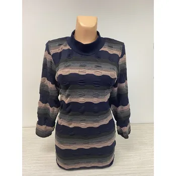 Dámský svetr dámské svetry, Barva Jako na obrázku, Velikost XL 44, Materiál 64%Viskoza 31%Pe5%Pu