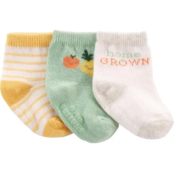 Kojenecký body CARTERS CARTER'S Ponožky Fruit neutrál LBB 3ks 0-3m, vel. 62