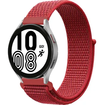 Příslušenství k chytrým hodinkám Nylonový provlékací sportovní řemínek 22mm pro Samsung / Huawei / Xiaomi / Garmin Barva: Červeno růžová, Typ: 28