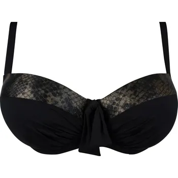 Dámské plavky Plavková podprsenka ANTIGEL (FBB4025-02), Velikost 70F, Barva černá