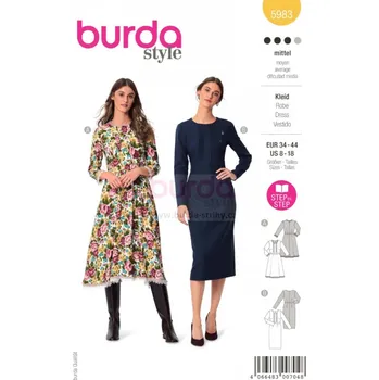 Nit Tištěný střih romantické šaty s krajkou, pouzdrové šaty