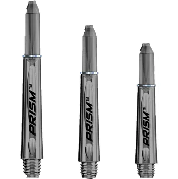 Příslušenství pro šipky Winmau Násadky Prism Black/clear Velikost: Medium 46mm