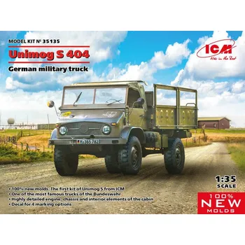 Plastikový model 1/35 UNIMOG S404 German Military Truck (4x camo)