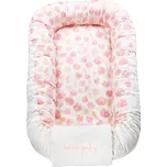 ENIE BABY Hnízdečko SATINE Pink Leaves