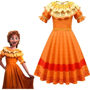 Karnevalový kostým Dětský kostým Pepa, Encanto Varianta: samostatné šaty, Velikost: 100/2-3T