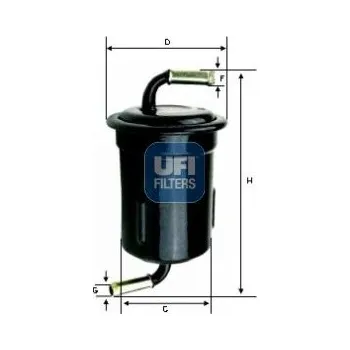 Autodíl Palivový filtr UFI 31.715.00