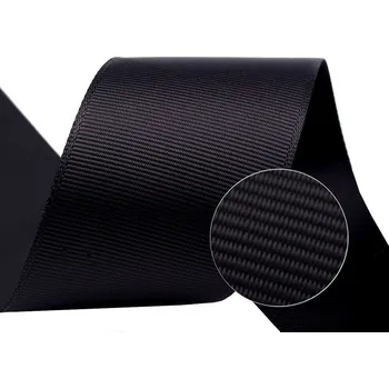 Stuha Rypsová stuha šíře 40 mm, barva 15 černá