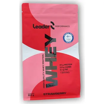 Proteinový nápoj Leader Whey Protein 500g Varianta: jahoda