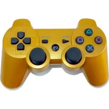 Gamepad Ovladač PS3 Bluetooth zlatý