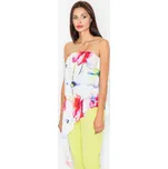 Kombinovaný overal s květinovým topem M500 Lime pattern 7 Velikost: M