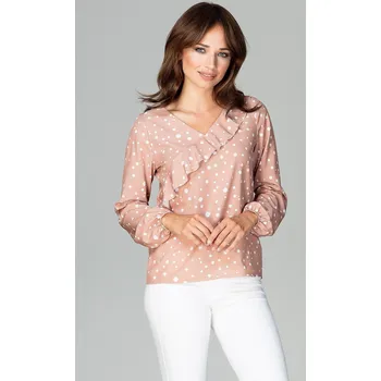 Dámská halenka Puntíkatá halenka K474 Pattern 95 Velikost: XL