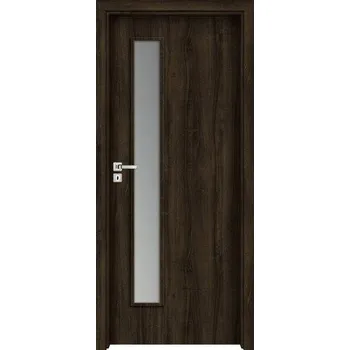 Interiérové dveře Interiérové dveře Sierra prosklené 70 L ořech evropský (VÝROBA NA OBJEDNÁVKU)