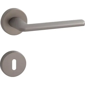 Dveřní kování MP KOVÁNÍ TI - ELIPTICA - R 3098 Provedení: KL/KL. na rozetách (bez spodní rozety), Povrch: TITAN