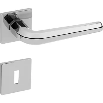 Dveřní kování MP KOVÁNÍ TI - OKTAGON - HR 4160 5S Provedení: KL/KL. na rozetách (bez spodní rozety), Povrch: OC - chrom lesklý