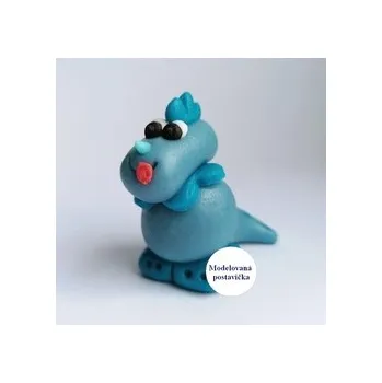 Postavička - Dinosaurus / modrý