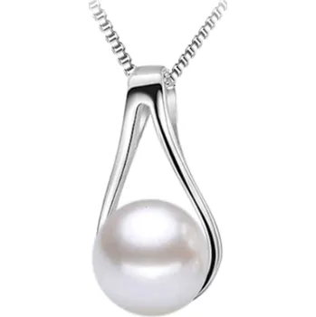 Náhrdelník Řetízek s přívěskem a perlou