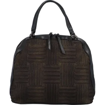 Kabelka Stylová dámská koženková kabelka do ruky s reliéfem Aldo, černá