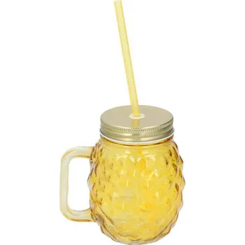 Sklenice WADER SKLENICE VE TVARU ANANASU S VÍČKEM