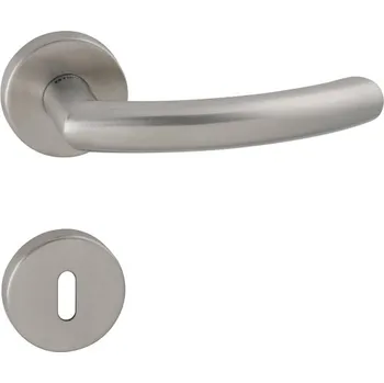 Dveřní kování MP KOVÁNÍ TI - NERO - R 2233 Provedení: BB (pokojový klíč), Povrch: BN - broušená nerez