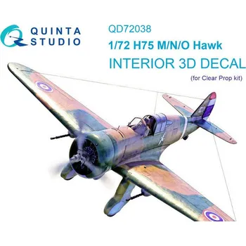 Plastikový model Quinta studio 1/72 H75 M/N/O 3D-Printed & col.Interior (CL.PROP)