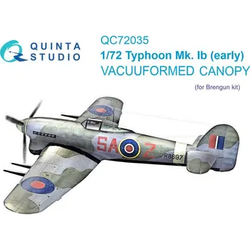 Plastikový model 1/72 Vacu canopy H.Typhoon Mk.1b early (BRENGUN)