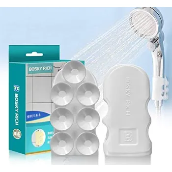 Koupelnový nábytek Silikonový držák sprchové hlavice - 2 ks