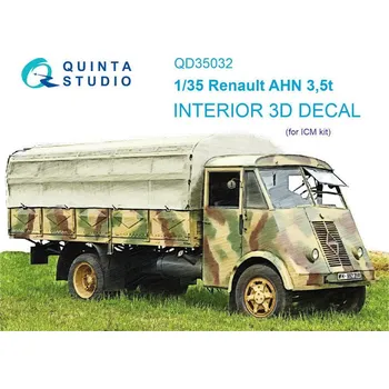 Plastikový model 1/35 Renault AHN 3.5t 3D-Printed&col.Interior ICM