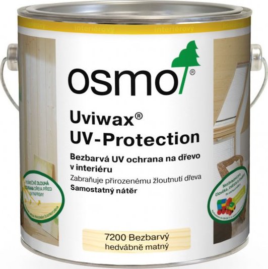 OSMO Uviwax - UV ochrana 2,5 l - 7266 Bílý smrk