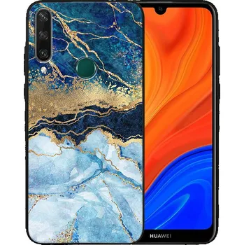 Pouzdro na tablet VSECHNONAMOBIL 46656 MY ART Ochranný obal Huawei Y6p - BLUE MARBLE (141)
