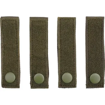 Stahovací páska 101 INC Velcro pásky na MOLLE, 4ks - Zelené