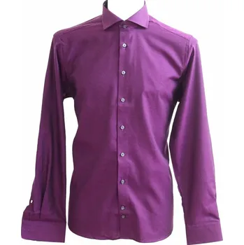 Pánská košile HEDVA ČESKÝ BROKÁT Košile DR tisk plum Velikost: 44, Fazóna: Hatico modern fit