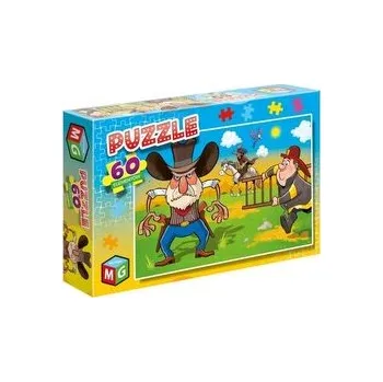 Puzzle Puzzle 60 Kowboje Strażacy