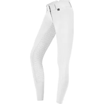 Jezdecké oblečení Rajtky Micro Sport Silicone ELT s gripem, vyšším pasem, dětské, bílé 140