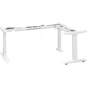 Stolová podnož Interex Rohová výškově nastavitelná Stolní konstrukce elektrická AMOR / Bílá