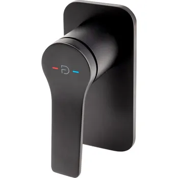 Vodovodní baterie F-Design Seppia, podomítková baterie 1-výstupová, černá matná, FD1-SPA-7PA-25