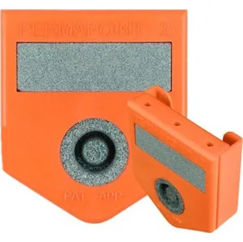 Příslušenství pro šipky Designa Permapoint Pro Sharpener Orange - Brousek se zásobníkem na letky
