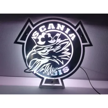 Znak automobilu LED podsvícená RGB tabule do kabiny Griffin 24V