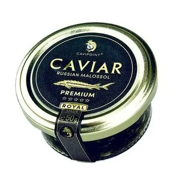 konzervovaná ryba CaviPoint Caviar Russian Malossol Premium Royal Amur 50 g