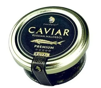 Nakládaná potravina CaviPoint Caviar Russian Malossol Premium Royal Amur 50 g