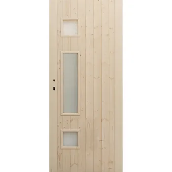 Interiérové dveře Hrdinka Palubkové dveře Trimax - zámek 80 cm Levé