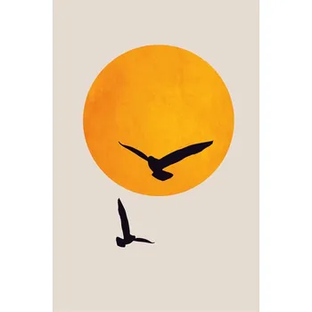 Plakát Plakát, Obraz - Kubistika - Birds in the sky