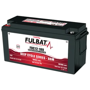 Autobaterie FULBAT Battery 12V/180Ah FDC12-180 Deep Cycle AGM Carbon, Linhai UTV Electric