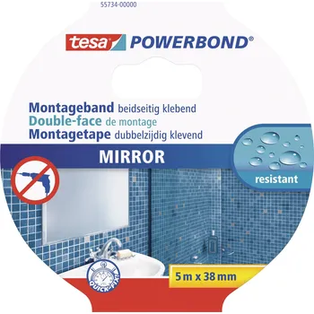 Izolační páska tesa MIRROR 55734-00000-02 montážní páska tesa® POWERBOND bílá (d x š) 5 m x 38 mm 1 ks